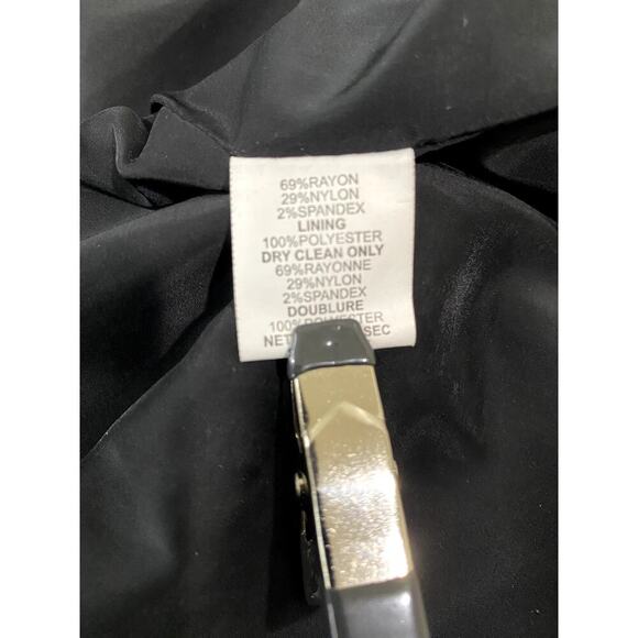 Trina Turk Black Sheath Dress - Size L (EUC) - Picture 6 of 6